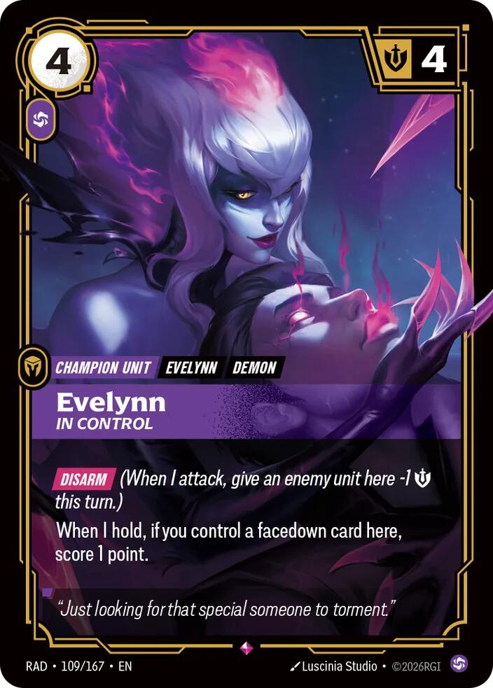 Evelynn, In Control